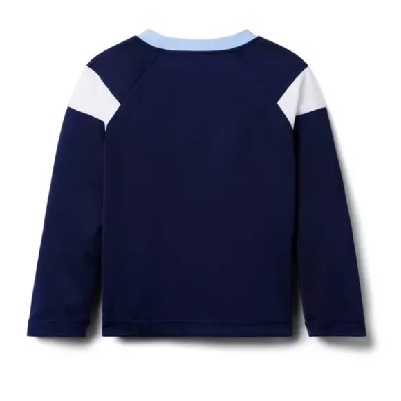 Janie & Jack Kids Long Sleeve Rashguard - Navy Blue - Picture 1 of 4